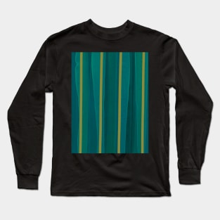 Abstract color curtain in vegetative colors Long Sleeve T-Shirt